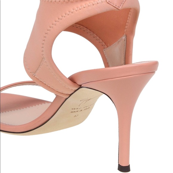 💗 GIUSEPPE ZANOTTI 💗 Nude Baby Pink Heels 40 - Picture 6 of 10